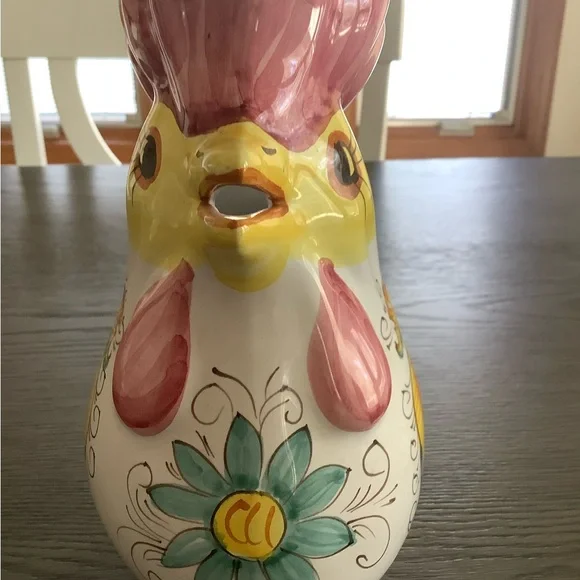 Vibrant vintage ceramic Rooster Picture Made in Italy! - Picture 2 of 6